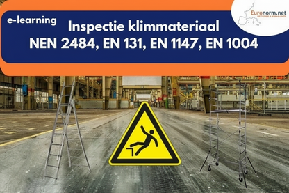 Cursus: Inspectie ladders, trappen en rolsteigers (Nederlands)