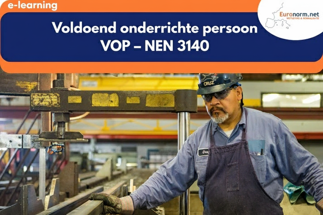 E-Learning: Voldoende onderricht persoon VOP – NEN 3140 (Nederlands)