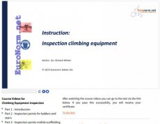 E-learning: Climbing equipment inspection