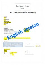 G2. Declaration of Conformity - TSD, LVD, EMC
